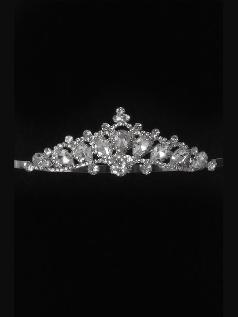 Cinderella Couture Girls Multi Color Big Crystals Flower Girl Pageant Tiara - SophiasStyle.com
